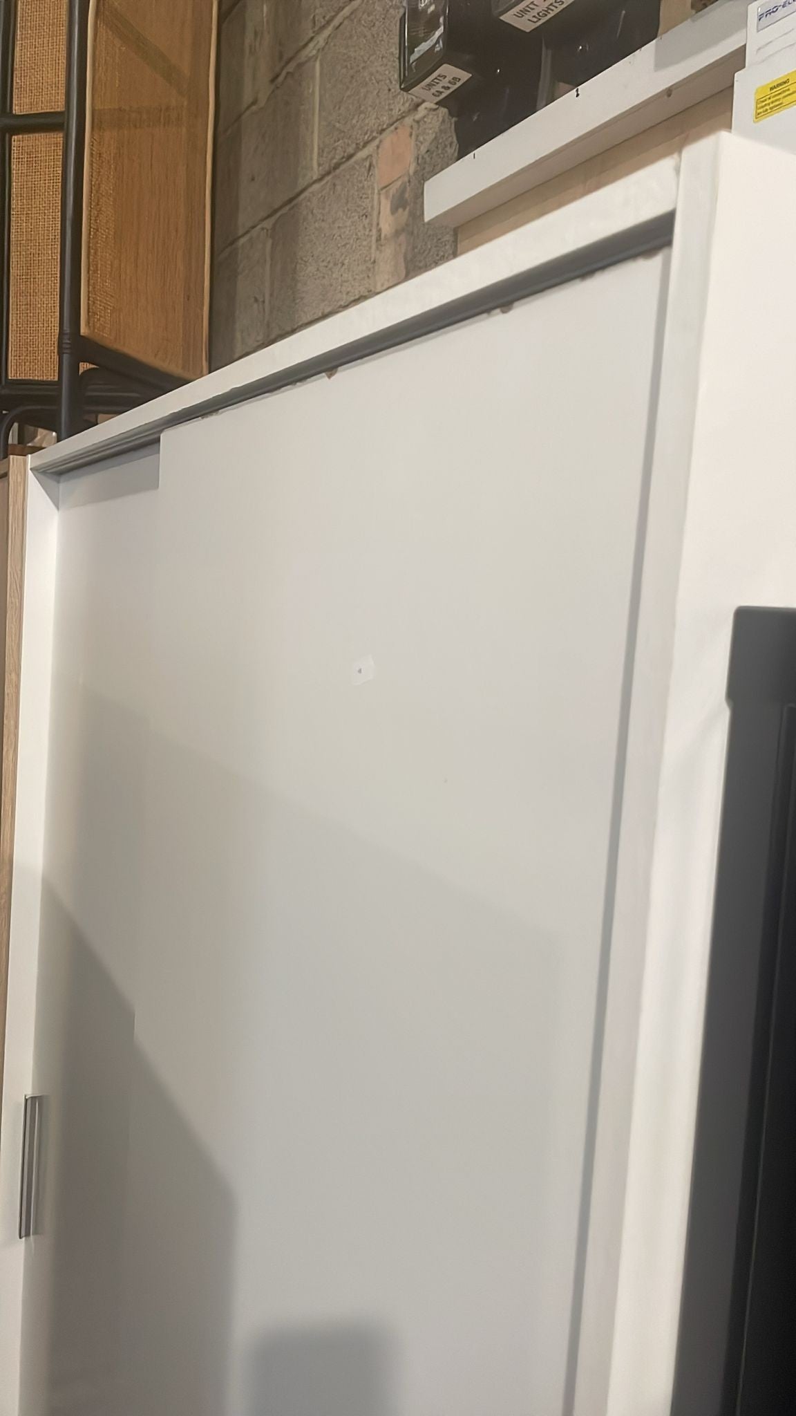 Assembled Nova 2 Door Sliding Wardrobe - White
